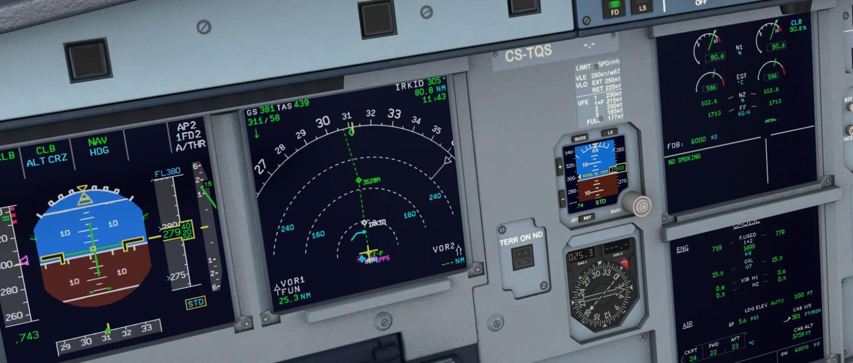 Dashed line on nav mode AutoFlight AEROSOFT COMMUNITY SERVICES