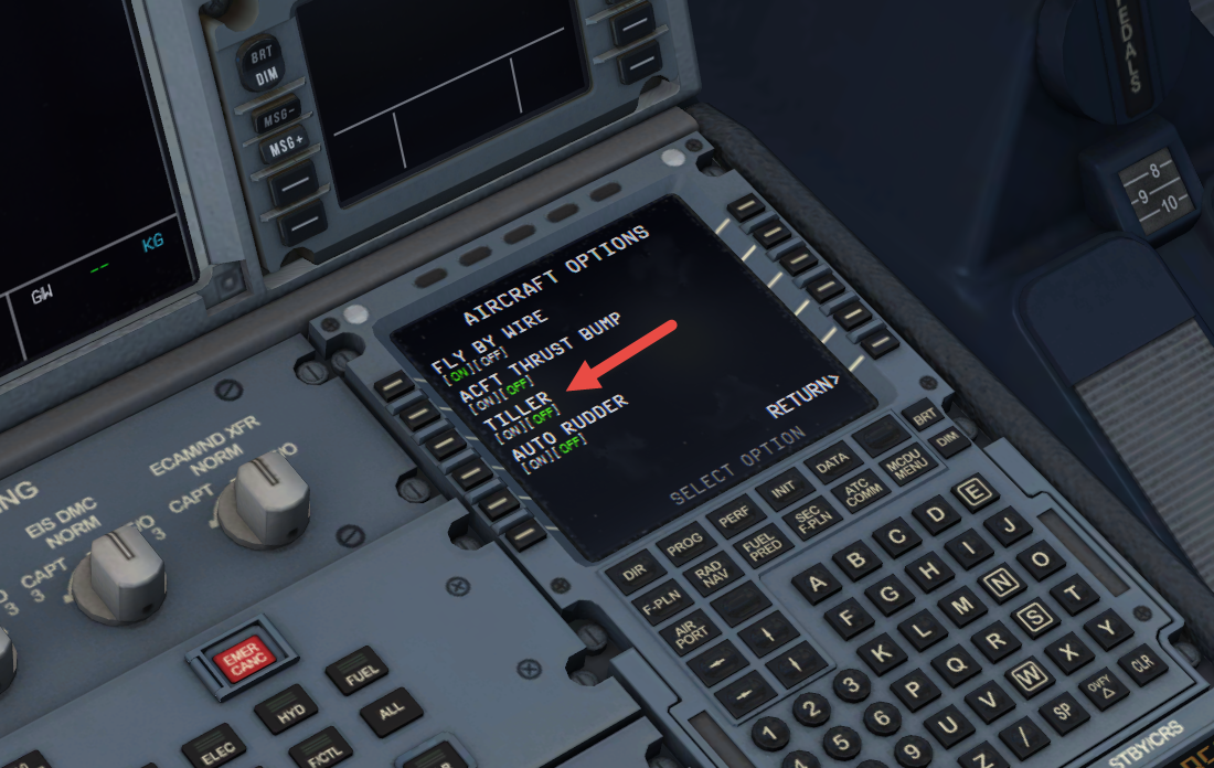 Nose wheel is steering to the right Diverse AEROSOFT COMMUNITY SERVICES