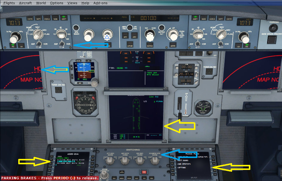 Right MCDU graphics - Right MCDU / Checklist - AEROSOFT COMMUNITY SERVICES