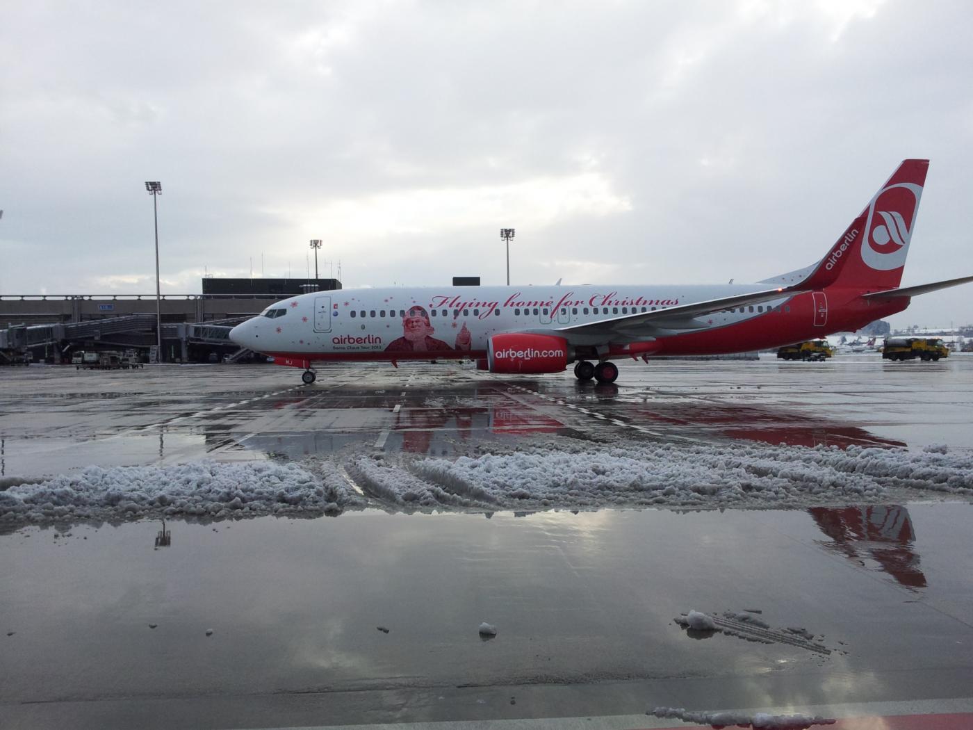 Flying home for christmas tour 2012 Air Berlin - Flugzeug ...