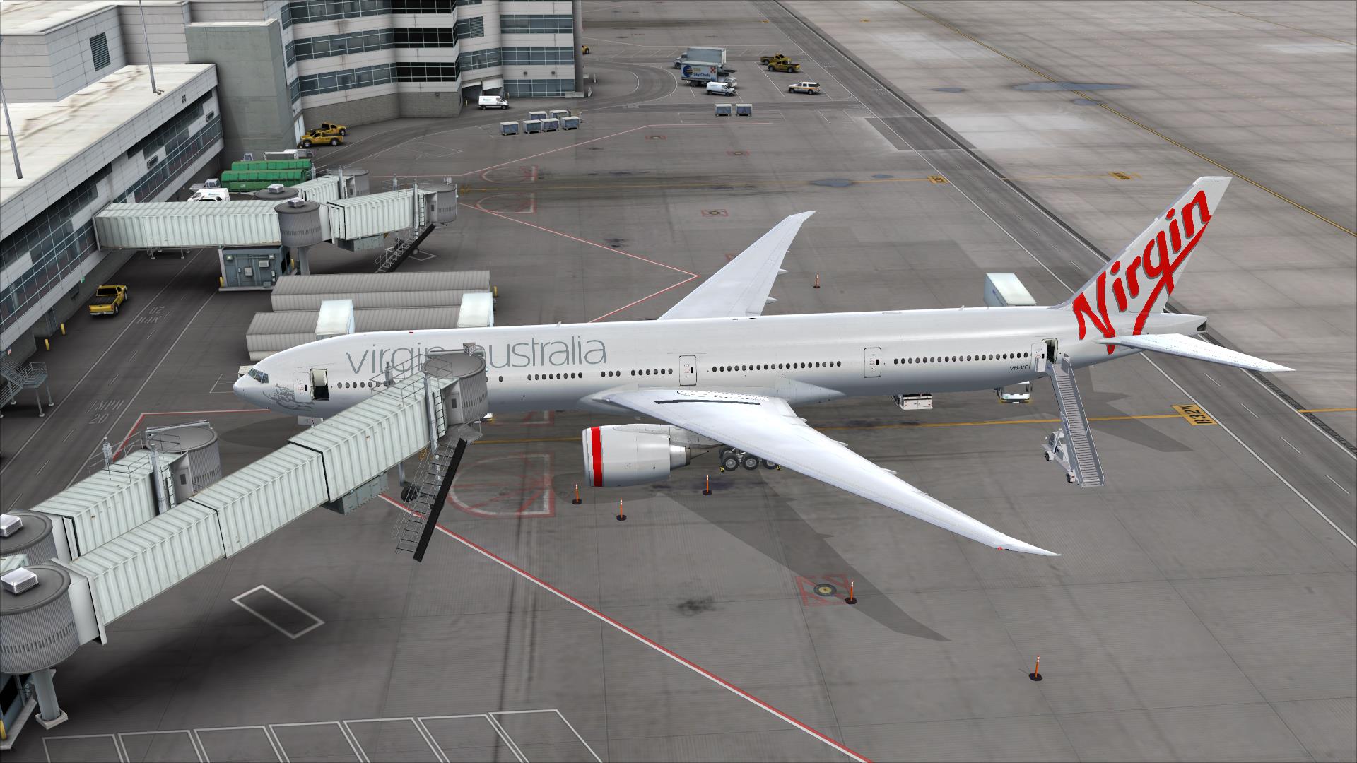 Flightbeam KDEN only 1 jetway ever operates out of dual Airport