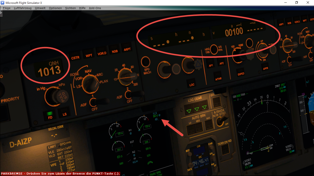 [ECAM / PFD] Weird symbols showing / font problem? Page 2 PFD, ND