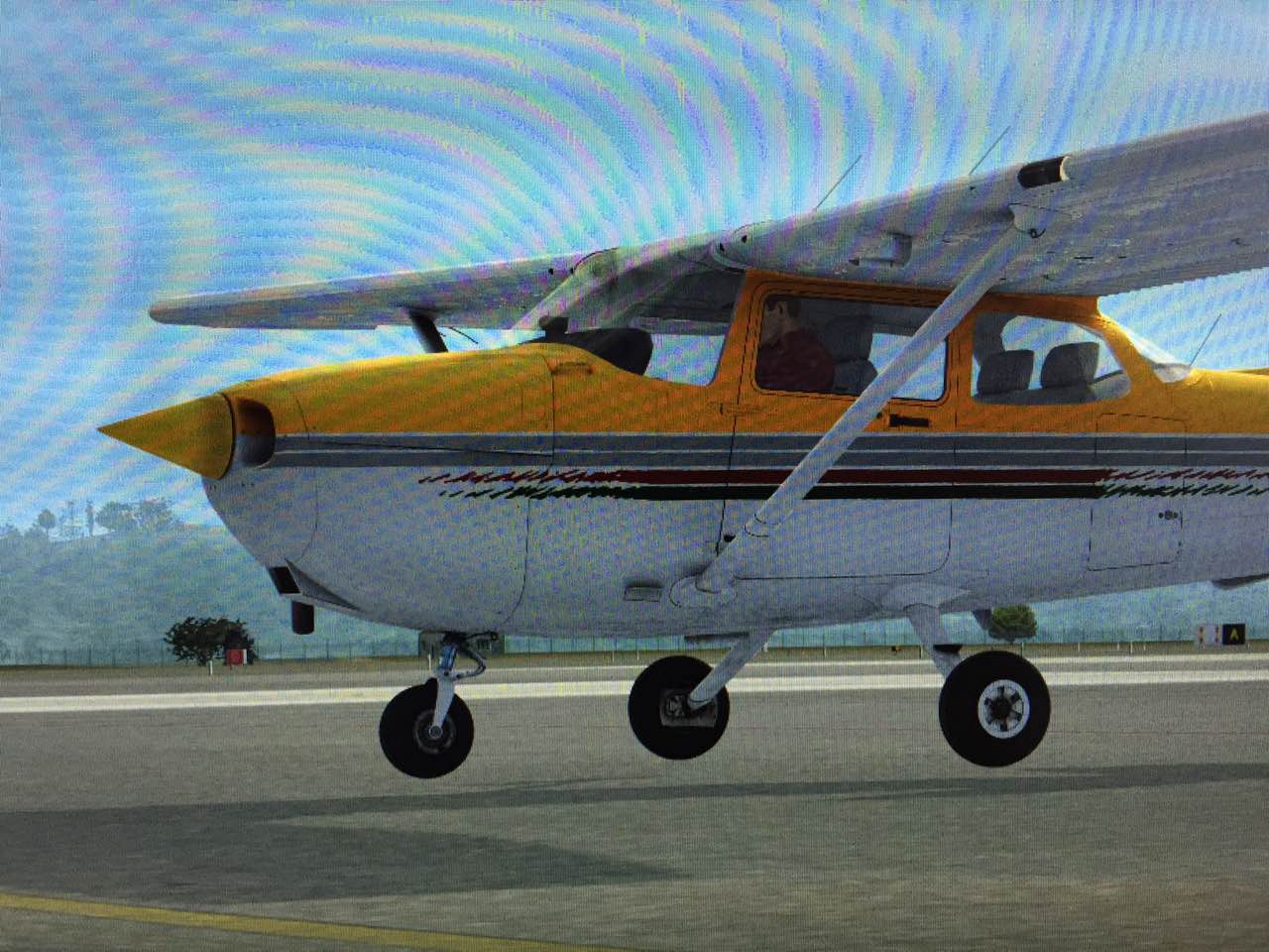 X in P3D, wheel not touching ground. Aerosoft Scenery