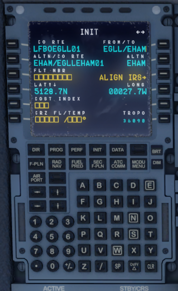 Alternate Flight Plan Issues - MCDU (Left side) - AEROSOFT COMMUNITY ...