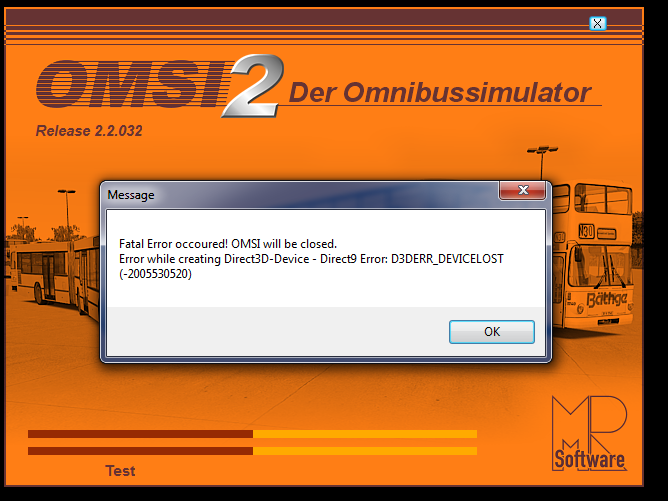 Omsi 2 ошибка. Ошибка омси 2. ошибка при запуски омси 2. табличка fatal error. ошибка 2 стим.
