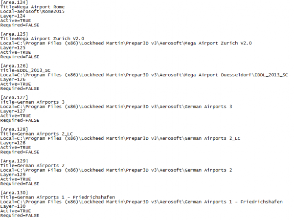 Prepar3D Scenery.cfg file error - Aerosoft Szenerie Allgemeines - AEROSOFT COMMUNITY SERVICES