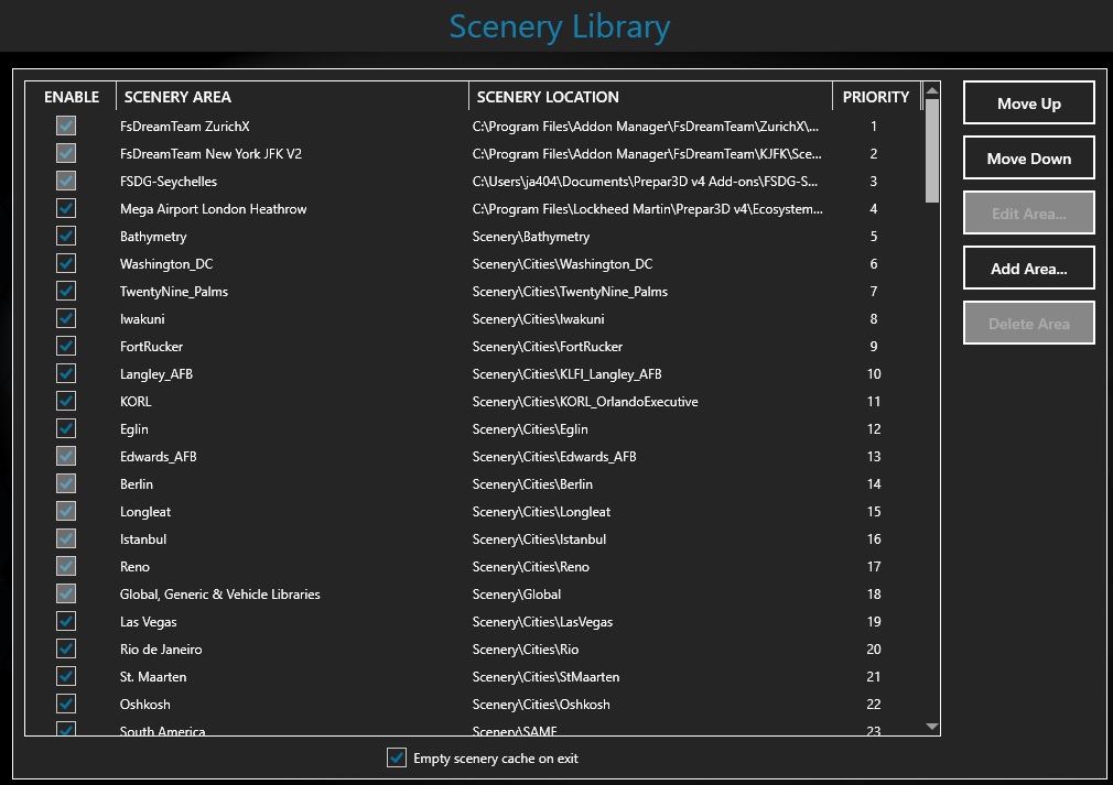 P3DV4 APPCrash or aircraft won't load after installing Scenery Addons ...