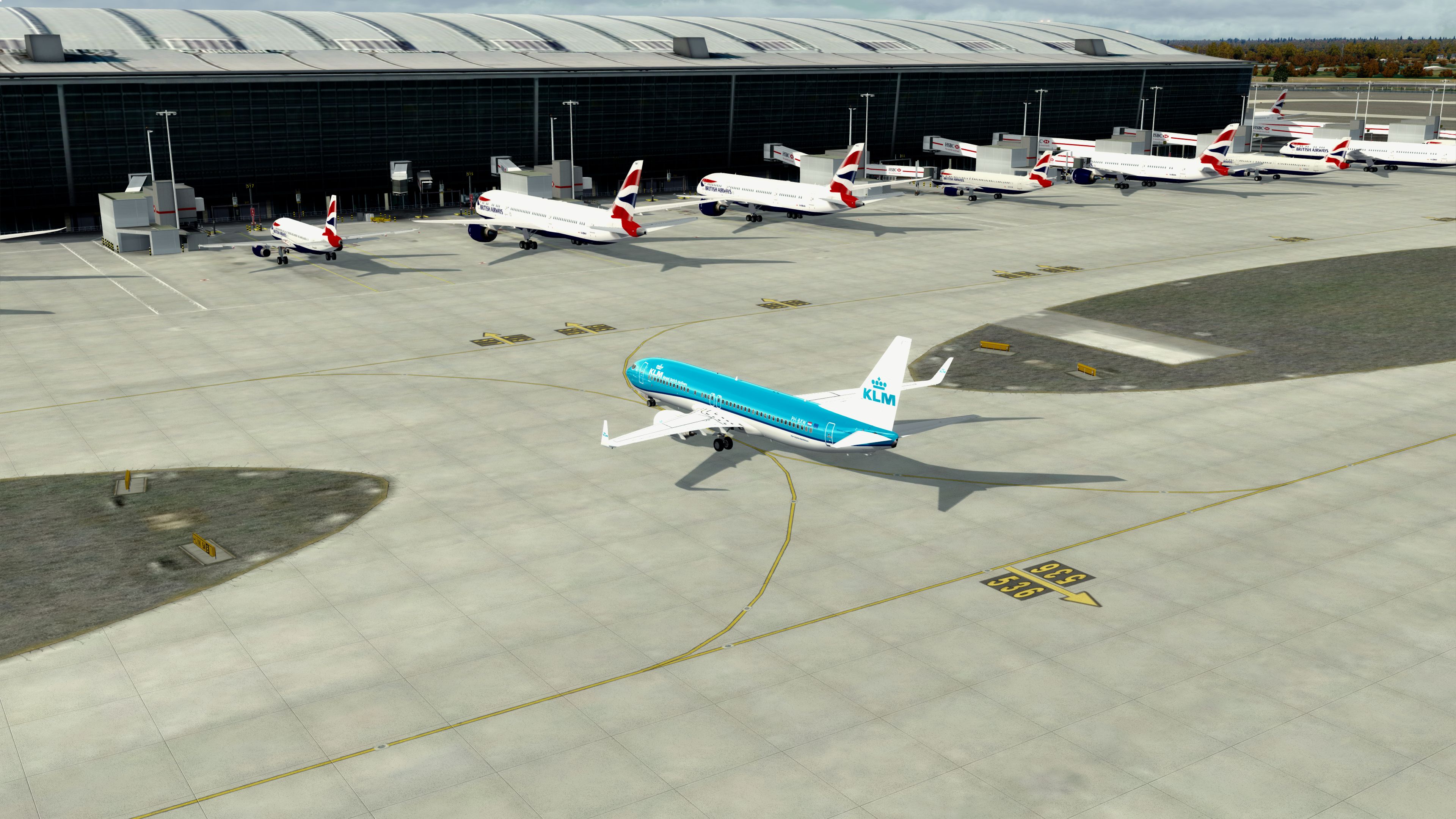 Missing jetways at Heathrow Pro - Aerosoft Mega Airports - AEROSOFT ...