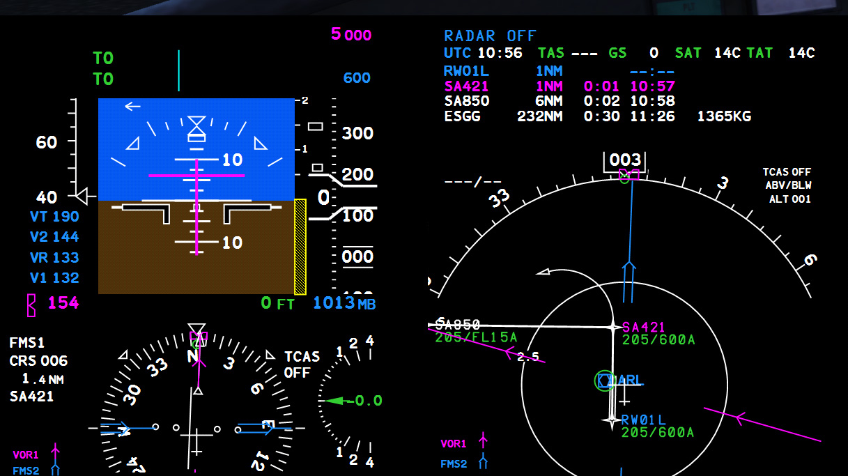 PFD bearing pointers still weird? Manual Flight, Autoflight and