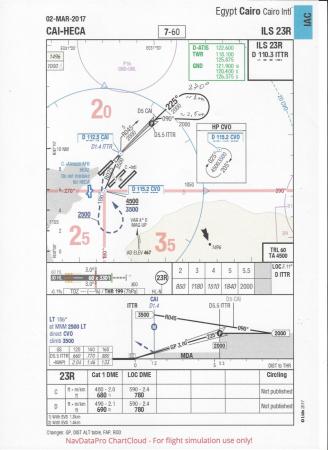 ILS approach RWY 23R in HECA - Auto Flight, Manual Flight - AEROSOFT ...