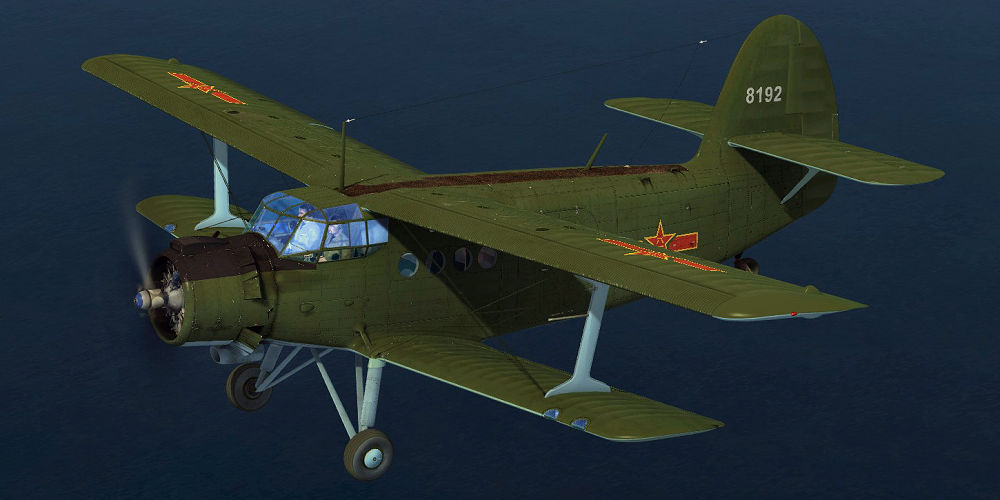 An-2 Chinese People's Liberation Army Air Force 8192 - Antonov An-2 ...