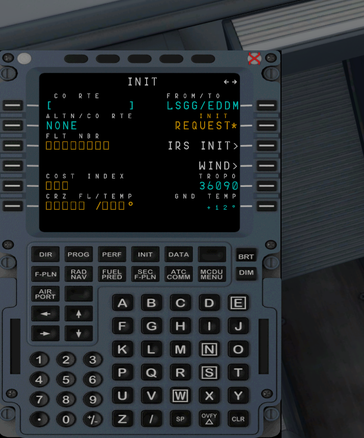 Company routes don't translate into Flightplan - Settings/Options MCDU ...