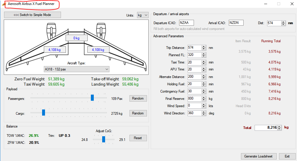 Wrong Fuel Planner Installed (v1.2.3.0) Everything else AEROSOFT COMMUNITY SERVICES