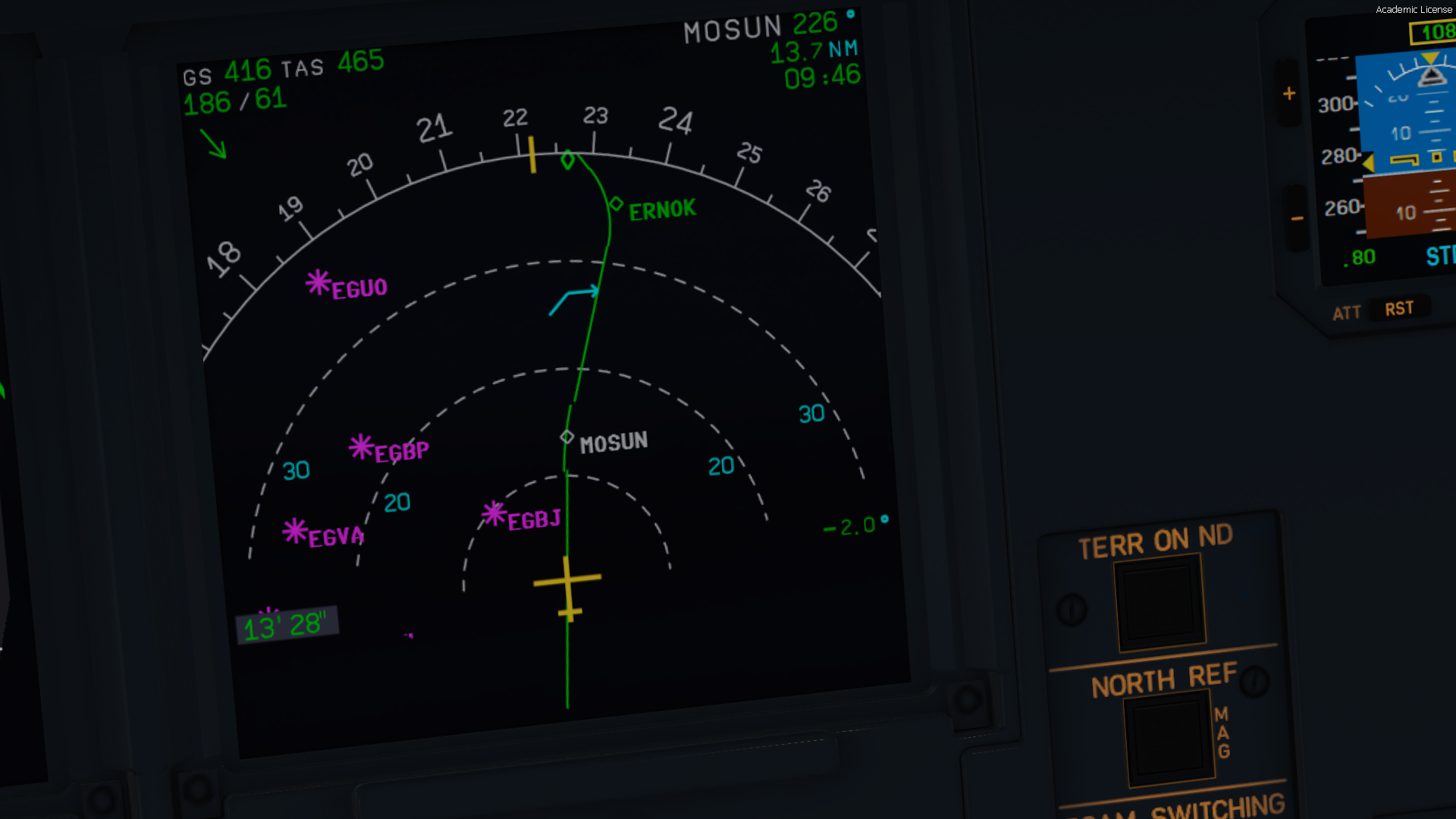 ND route line broken - Navigation \ Autoflight - AEROSOFT COMMUNITY ...