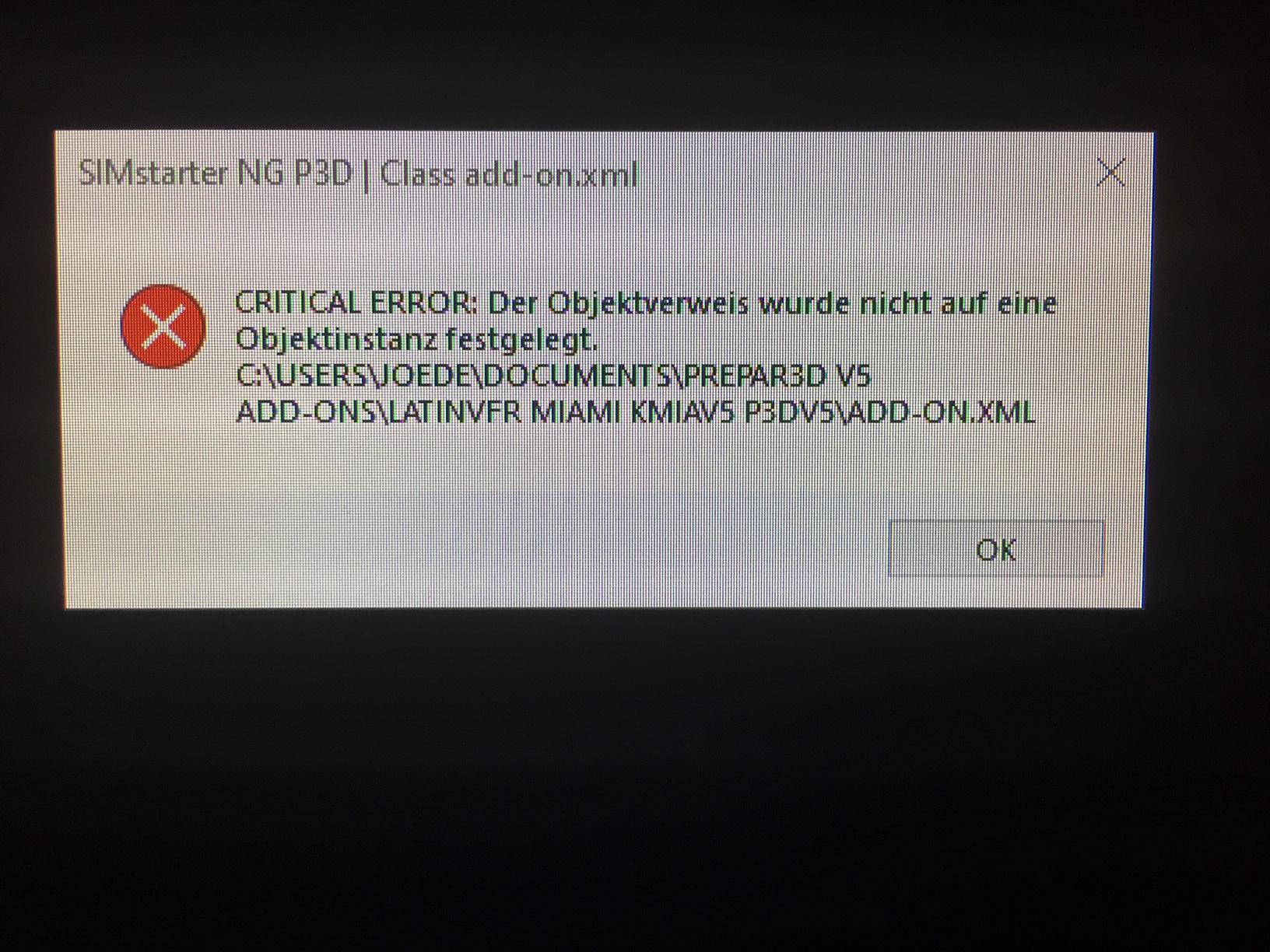 Error Der Objektverweis Wurde Nicht Auf Eine Objektinstanz Festgelegt