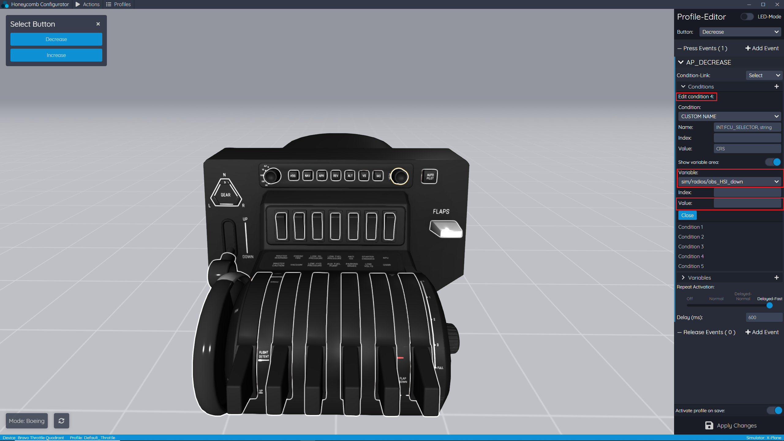 No Backup Of Honeycomb Configuration - Honeycomb Configurator (X-Plane ...