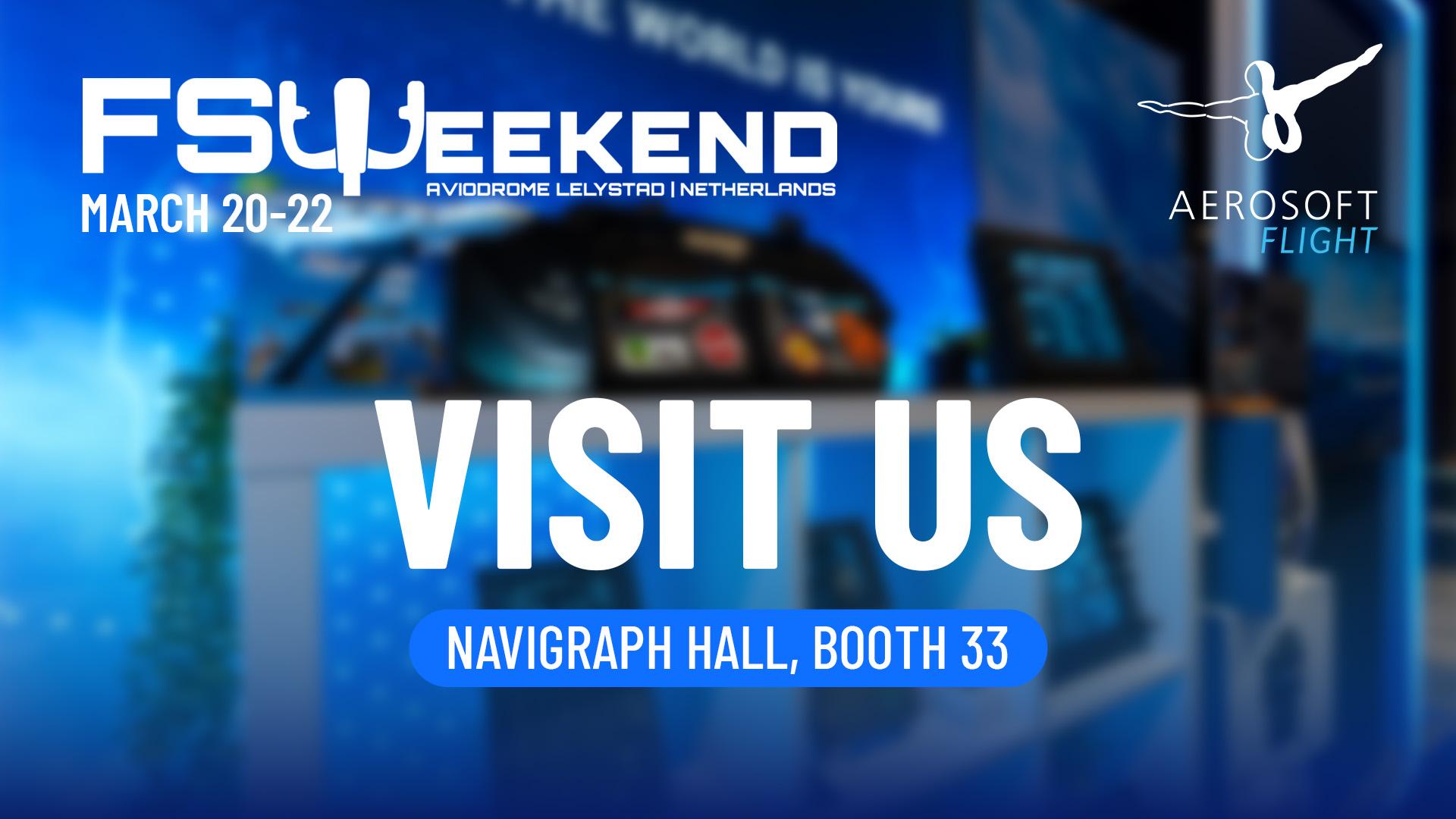 We’re at FSWeekend in Lelystad! 😍🛫