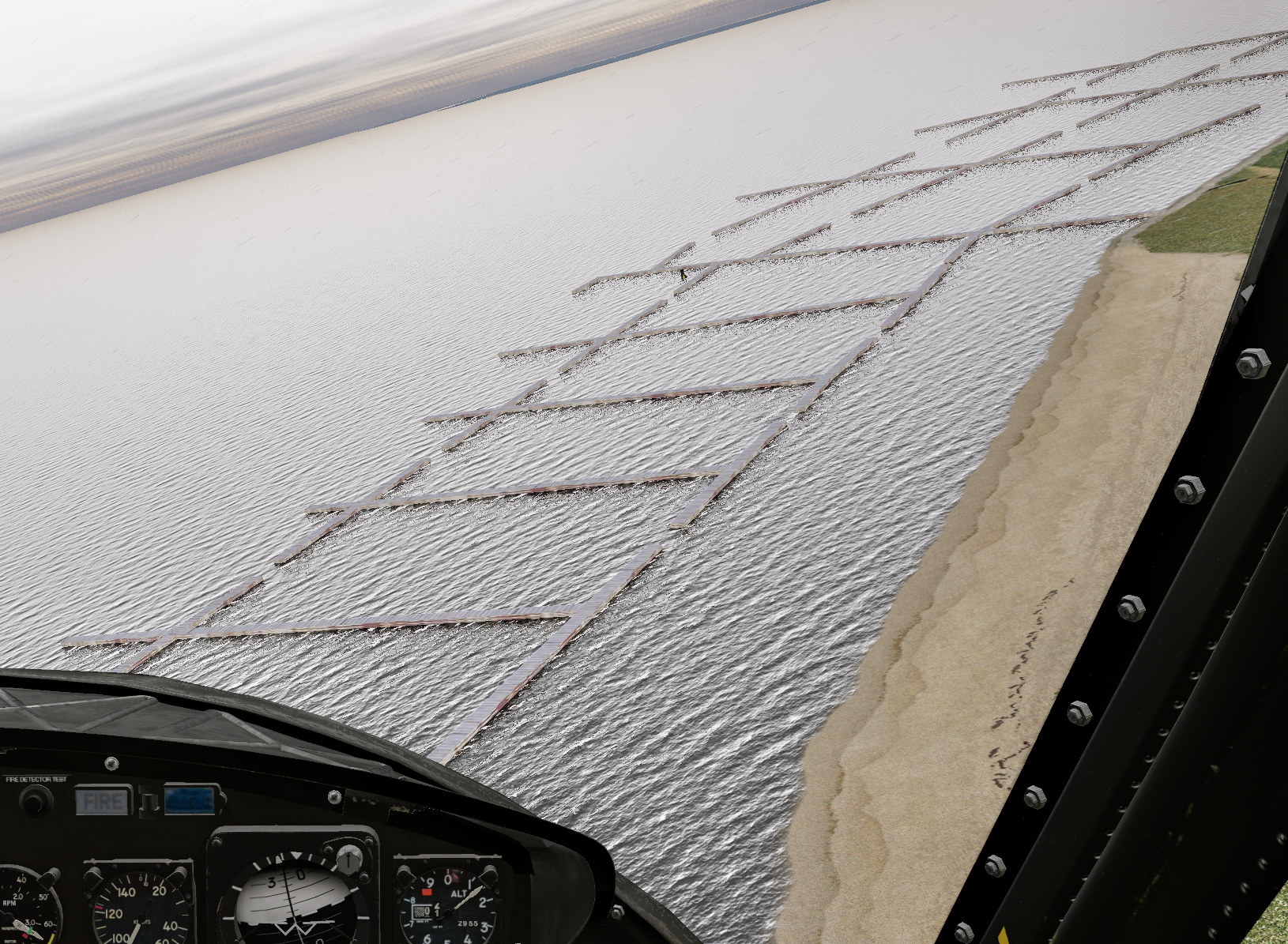 Merkwürdige Strukturen an der Nordseeküste