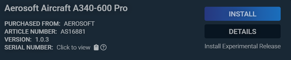 Downgrade option for A340 available (One & Contrail)