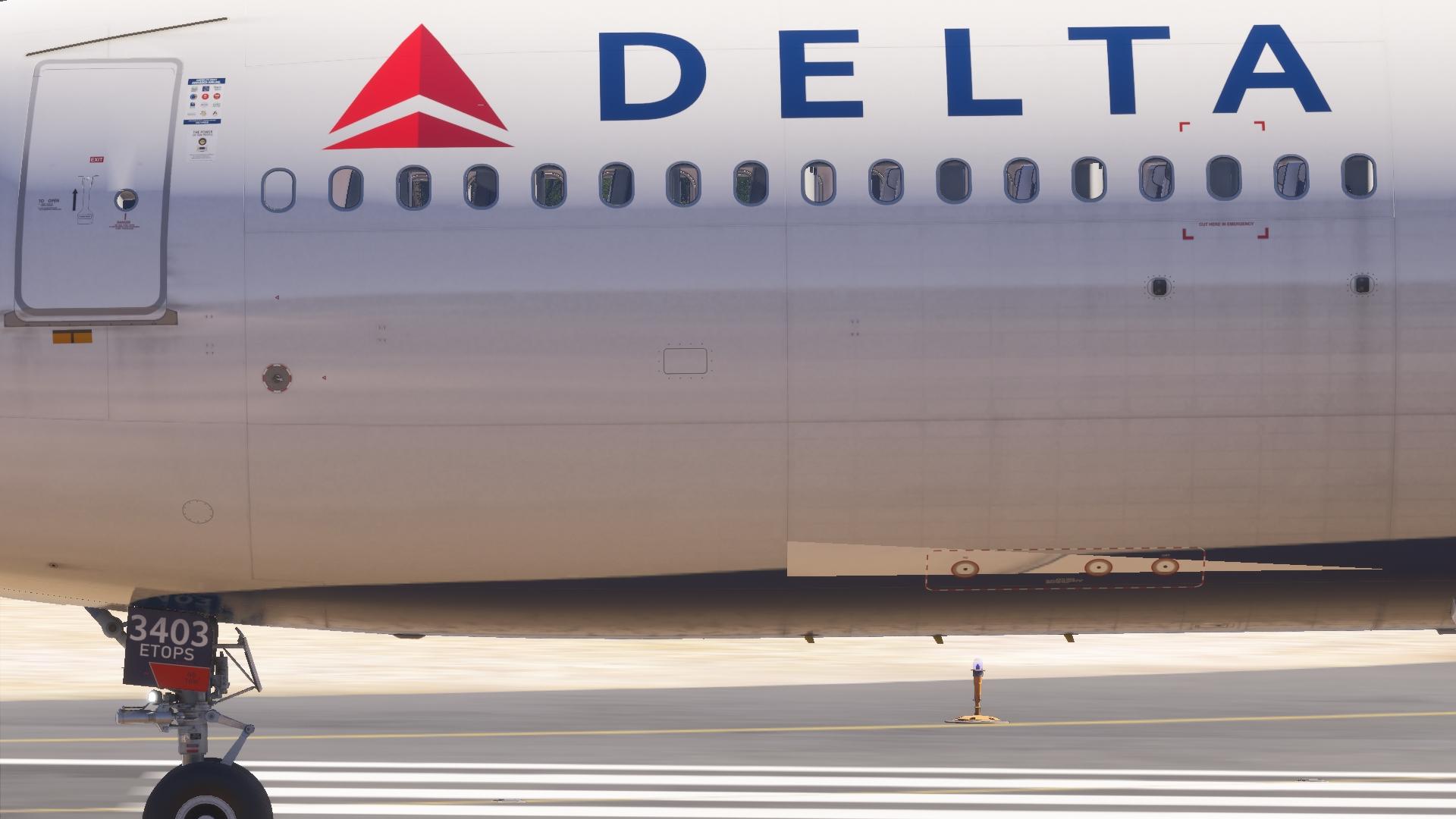 Delta livery 3D model issue