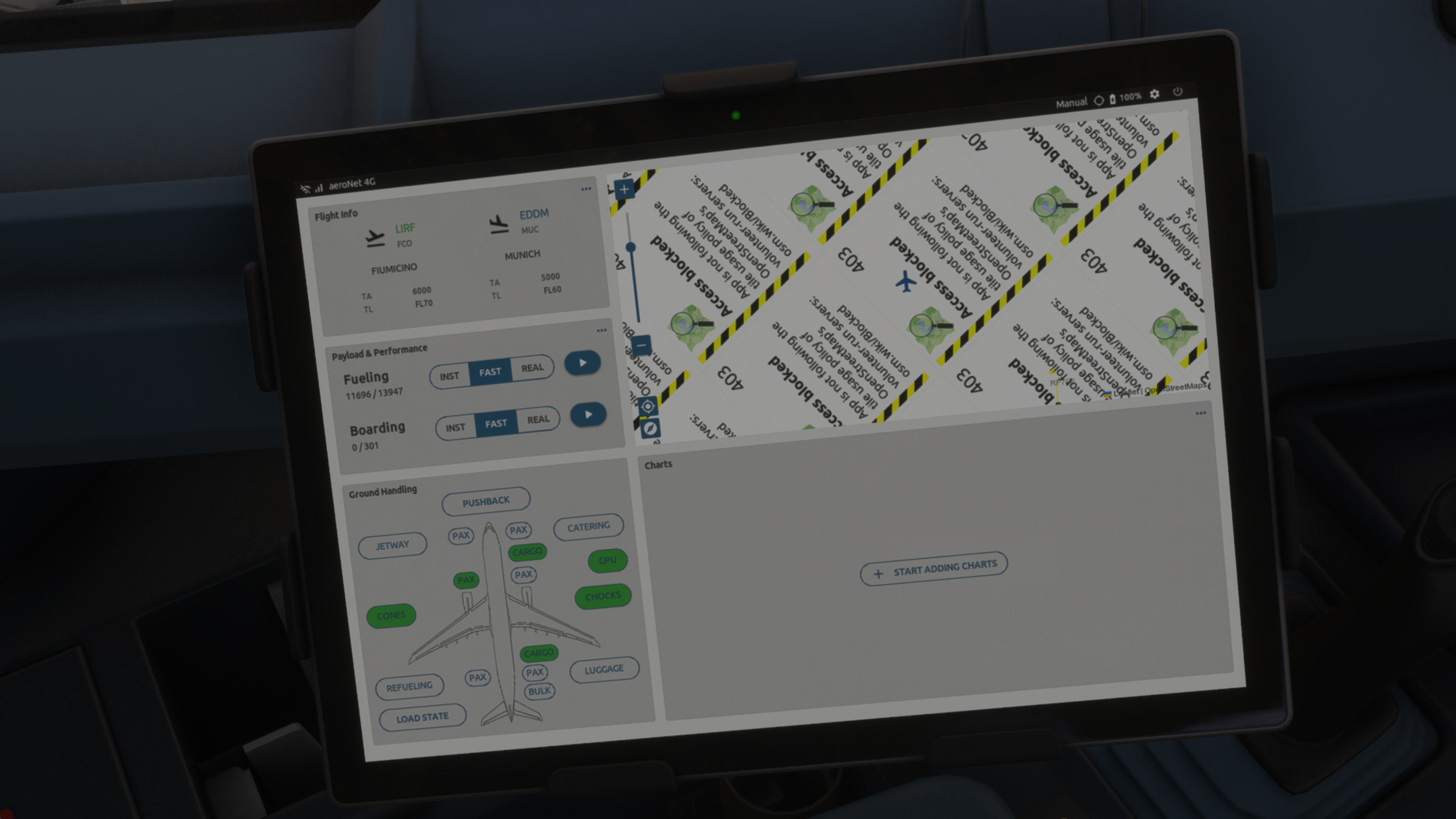 no maps on tablet for a339