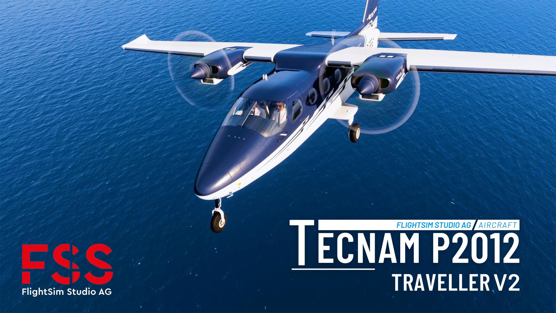 FlightSim Studio Tecnam P2012 Traveller V2 is here!